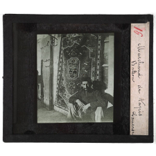 Le Caucase. Marchand de tapis. Bakou.