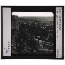 Normandie. Cherbourg. Vue générale du port.