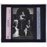 Peinture allemande. Holbein. La Vierge du bourgmestre Meyer. Dresde.