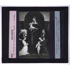 Peinture allemande. Holbein. La Vierge du bourgmestre Meyer. Dresde.