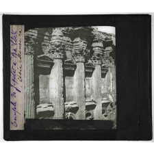 Asie mineure. Temple de Jupiter à Ba'lbek.