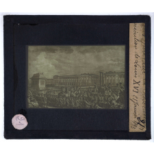 Paris pendant la Révolution. Exécution de Louis XVI.
