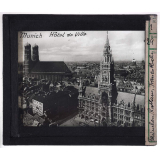 Bavière. München. Rathaus. Frauenkirche.