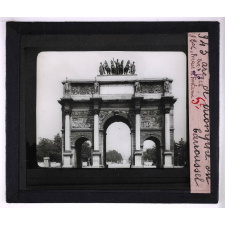Architecture au 19e siècle. Arc de triomphe du Carrousel.