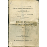 Etats-Unis. Régions Atlantique nord et sud. Notices sur les vues.
