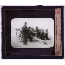 L'Artillerie à travers les âges. Canon de 75 de campagne, chargement.
