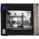 Vosges, Plateau lorrain, Alsace. Nancy, Grilles de la place Stanislas.