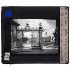 Vosges, Plateau lorrain, Alsace. Nancy, Grilles de la place Stanislas.
