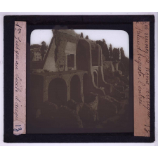 Les Ruines de la Rome antique jusqu'au siècle d'Auguste. Le palais d'Auguste, l'entrée.