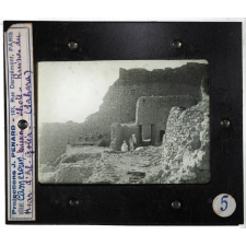 Cameroun. Mission Lhote. Ruines du Ksar d'El-Goléa (Sahara).