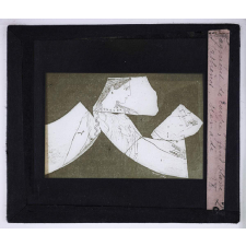 La Peinture chez les Grecs. Fragment de coupe, fond blanc, Athènes, Ménade.