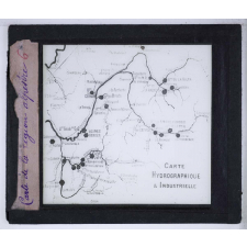 La Houille blanche. Carte de la région alpestre.