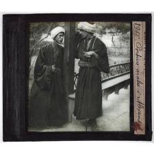Egypte. Portiers arabes à Alexandrie.