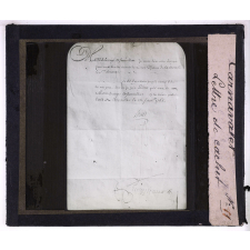 Le Musée Carnavalet. Lettre de cachet.