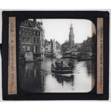 Belgique, Hollande. Canal à Amsterdam.