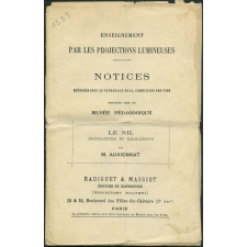 Le Nil, inondations et irrigations. Notices sur les vues.