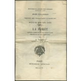 La Forêt. Notions élémentaires de sylviculture. Principaux massifs forestiers. Notices sur les vues.