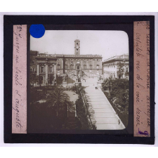 Les Ruines de la Rome antique jusqu'au siècle d'Auguste. Le capitole vu de la voie sacrée.