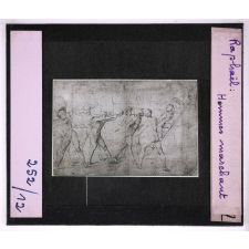 Le Dessin au Musée du Louvre. Raphaël. Hommes marchant.