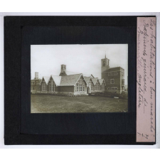 Les Habitations à bon marché. Le logement populaire. Bâtiments généraux de Bournville, Angleterre.