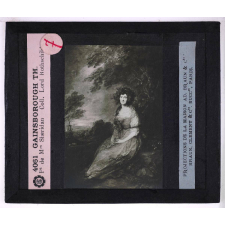 La Peinture anglaise. Gainsborough Th. Pt de Mrs Sheridan. Coll. Lord Rothschild.