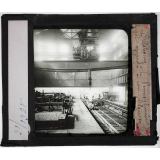 Etats-Unis. Régions centre, Nord et Sud. Pittsbourg (Pennsylvanie), lingot apporté à un four souterrain.