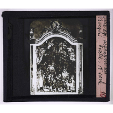 Jeux du jeune âge. Adoration des Bergers, Italie 18e siècle.