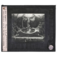 L'Art français des origines à 1800 - d'après les collections du Petit Palais (Exposition universelle de 1900). I. Moyen Âge et Renaissance. Couronnement de la Vierge (peinture XVe s.).