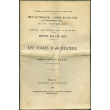 Les Ecoles d'agriculture. Notices sur les vues.