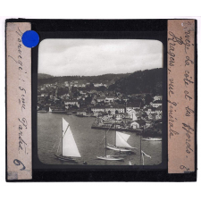 Norvège, la côte et les fjords. Kragers, vue générale.
