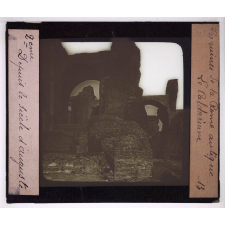 Les Ruines de la Rome antique depuis le siècle d'Auguste. Le Caldarium.