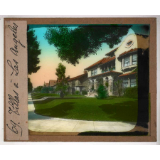 Ouest américain. Villas à Los Angeles.