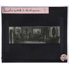 William Shakespeare. Chambre natale de Shakespeare.