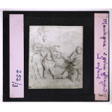 Le Dessin au Musée du Louvre. Mantegna. 2 génies effrayant un enfant.