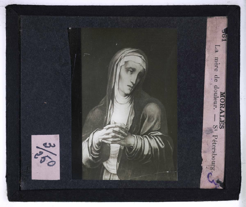 La Peinture espagnole. Morales. La mère de douleur. St Pétersbourg.