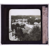 Visite au château de Pierrefonds. Vue générale prise du château.