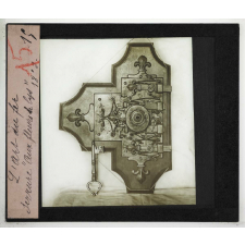 L'Art du fer. Serrure aux fleurs de lys - 18e siècle.