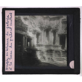 Les Ruines d'Angkor. Angle extérieur de galerie à la base du prâsat central.