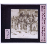 La Garde nationale. Son histoire, ses uniformes (1789-1871). Rassemblement d'une compagnie.