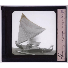 Le Musée de marine au Louvre. Prao volant des Carolines.