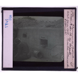 Guerre 1914-1918. Champs de bataille. Bataille des Monts, avril-mai 1917. Tranchée allemande bétonnée.