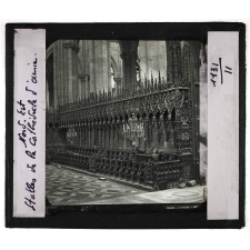 Nord et Est de la France. Stalles de la Cathédrale d'Amiens.