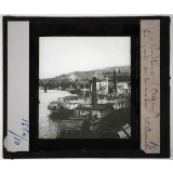 Etats-Unis. Région du Far-West. Portland (Orégon) Le port de la rivière Willamette.