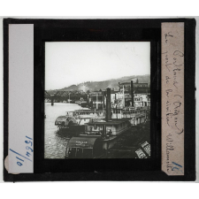 Etats-Unis. Région du Far-West. Portland (Orégon) Le port de la rivière Willamette.