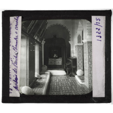 Le Maroc. Géographie, types et coutumes. Palais de Bricha chambre à coucher.
