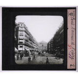 Architecture au 19e siècle. Paris, l'avenue de l'Opéra.