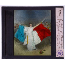 Les Civils pendant la guerre. G. Scott. La Marseillaise (Melle Chenal incarne & chante l'hymne national).