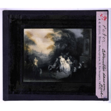 L'Art au petit Palais. Coll. Dutuit. Pater. Assemblée dans un parc.