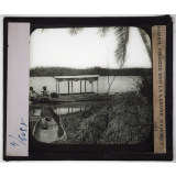 Le Dahomey. Géographie physique - Flore et faune. Ouidah. Pirogue sur la lagune.