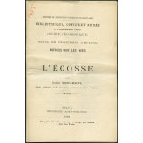 L'Ecosse. Notices sur les vues. 